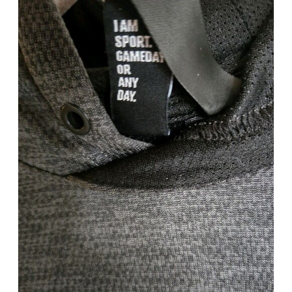 Adidas Mens Pullover Hoodie Climawarm Hood Sweatshirt Gray Size Small S Warm Top - Picture 10 of 13